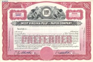 West Virginia Pulp and Paper Co. - Specimen Stock