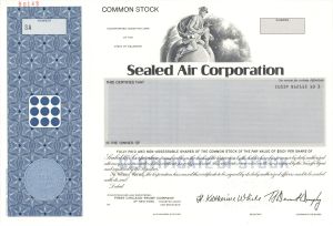 Sealed Air Corp. - 1997 Specimen Stock Certificate