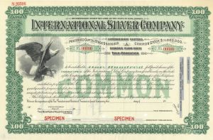 International Silver Co. - Specimen Stock