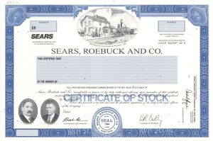 Sears, Roebuck and Co. - Specimen Stocks and Bonds