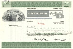 Daylin, Inc. - Specimen Stock Certificate