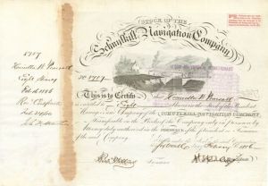 Schuylkill Navigation Co. - Stock Certificate