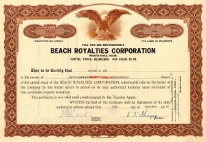 Beach Royalties Corporation