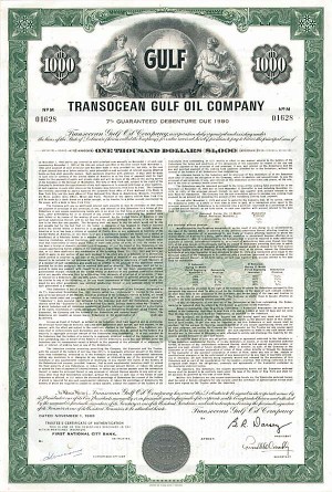 Transocean Gulf Oil Co - Bond