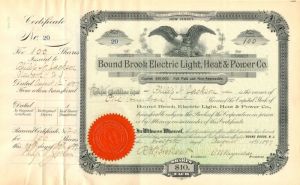 Bound Brook Electric Light, Heat and Power Co.