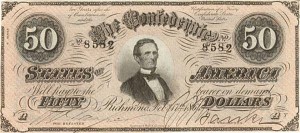 Confederate $50 Note