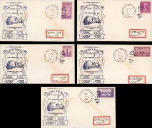 Group of 5 New York World's Fair Covers- World's Fair