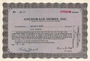 Anchorage Homes, Inc.