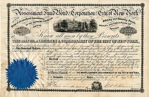 Assessment Fund Bond of the Corporation of the City of New York