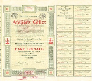 Societe Anonyme des Ateliers Gillet