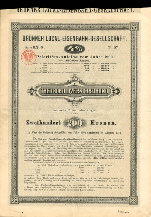 200 Kronen Austrian Bond