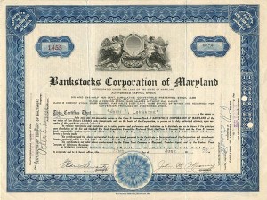 Bankstocks Corporation of Maryland