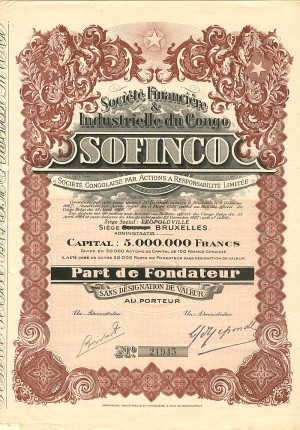 Societe Financiere and Industrielle du Congo Sofinco