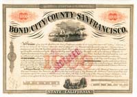 Bond of the City and County of San Francisco - $1,000 Bond