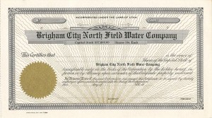 Brigham City North Field Water Co.