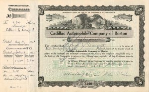 Cadillac Automobile Co. of Boston