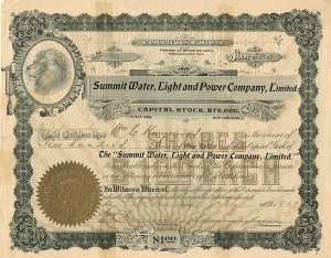 Summit Water, Light and Power Co., Limited