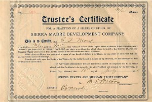 collectible autographed stock certificates rare autographed stocks massachusetts trustee certificate form