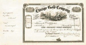 Chicago Gold Co. - Stock Certificate