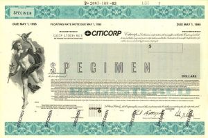 Citicorp - Specimen Bond - Citibank