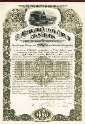 Cleveland, Cincinnati, Chicago and St. Louis Railway - Bond