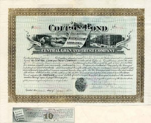 Coupon Bond Central Loan and Trust Co.