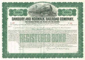 Danbury and Norwalk Railroad - Bond