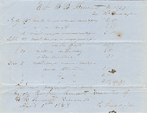 (Alabama) Slave Document