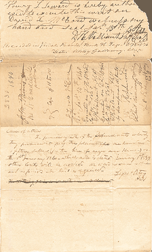 Alabama Slave Document