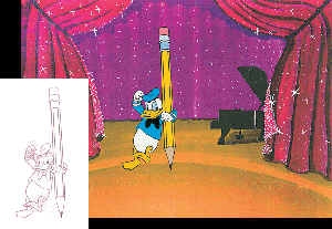 Donald Duck on Stage