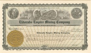 Eldorado Empire Mining Co. - Stock Certificate