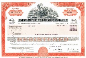 General Motors Acceptance Corporation - Bond