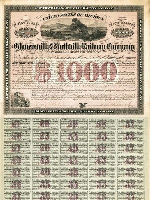 Gloversville and Northville Railway - Bond