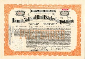 Harmon National Real Estate Corporation