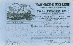 Livingston Signed Harnden's Express