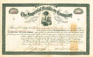 Imperial Fertilizer Co. - Stock Certificate