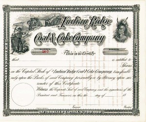 Indian Ridge Coal and Coke Co - Stock Certificate