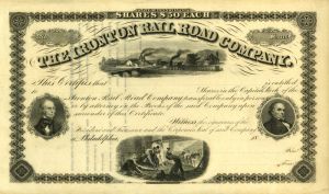 Ironton Railroad Co. - Stock Certificate