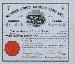 Kansas Stock Rancho Co., Limited