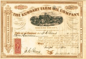 Kussart Farm Oil Co. - Stock Certificate