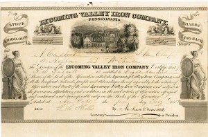 Lycoming Valley Iron Co. - Stock Certificate