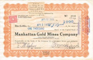 Manhattan Gold Mines Co.