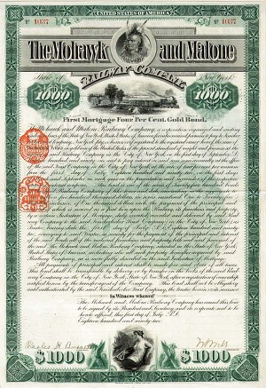 William Seward Webb - Mohawk & Malone Railway Co
