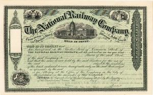 National Railway - Stock Certificate