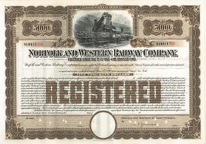 Norfolk and Western Railway Co. - Bond