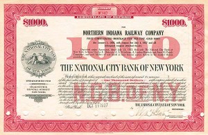 Northern Indiana Railway - Bond