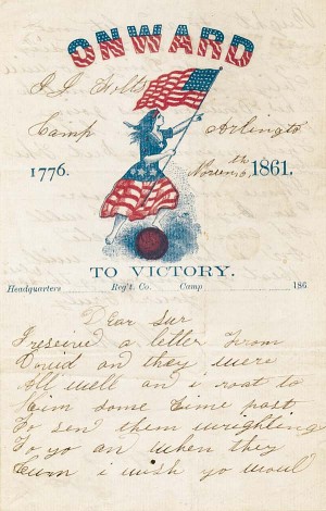 Onward to Victory 1776-1861 Stationery