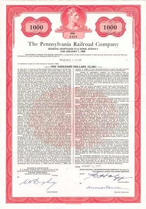 Pennsylvania Railroad Co. - Bond