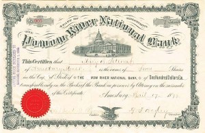 Powow River National Bank - Stock Certificate