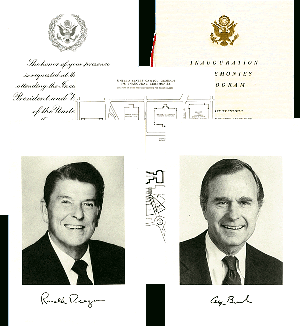 Reagan Inaugural Invitation - 1981